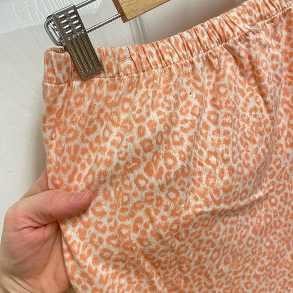 P.Jamas Orange Cheetah Pajama Set - Picture 12 of 14
